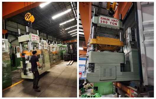 Отгрузка фабрики Shunhao по индивидуальному заказу цветных гидравлических машин для производства меламиновой посуды