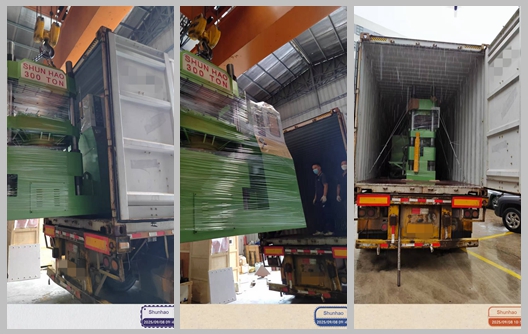 Shipment of 300-Ton Automatic Melamine Tableware Compress Machines