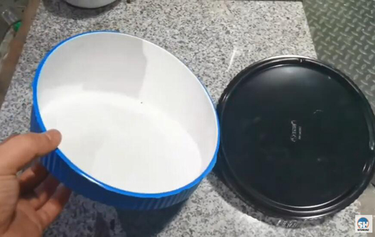 Как сделать двухцветную меламиновую посуду?