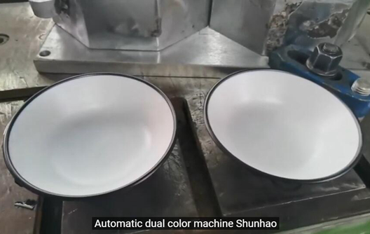 Легко изготовить двухцветную меламиновую посуду в Shunhao