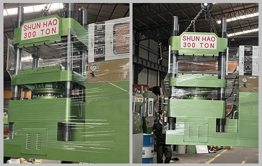 Поставка прессов для меламиновой посуды Shunhao 300 тонн